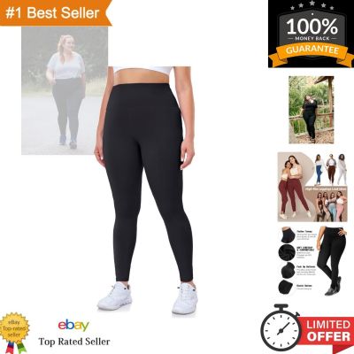 Non-See-Through Plus Size Yoga Pants for Women 1X-4X – Stylish and Comfortable